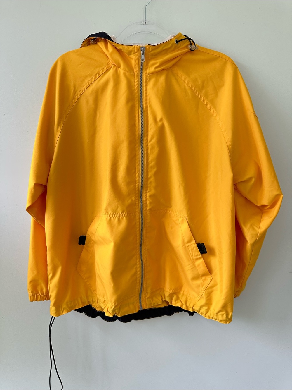 Vintage Middlebrook Park Yellow Hooded Windbreaker M